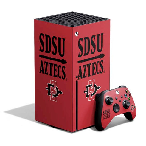 San Diego State University Aztecs Red Xbox Series X Skins